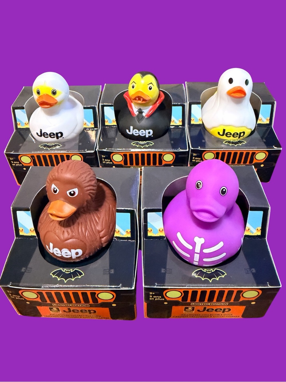 New Collectors Jeep Brand Halloween Ducks limited edition